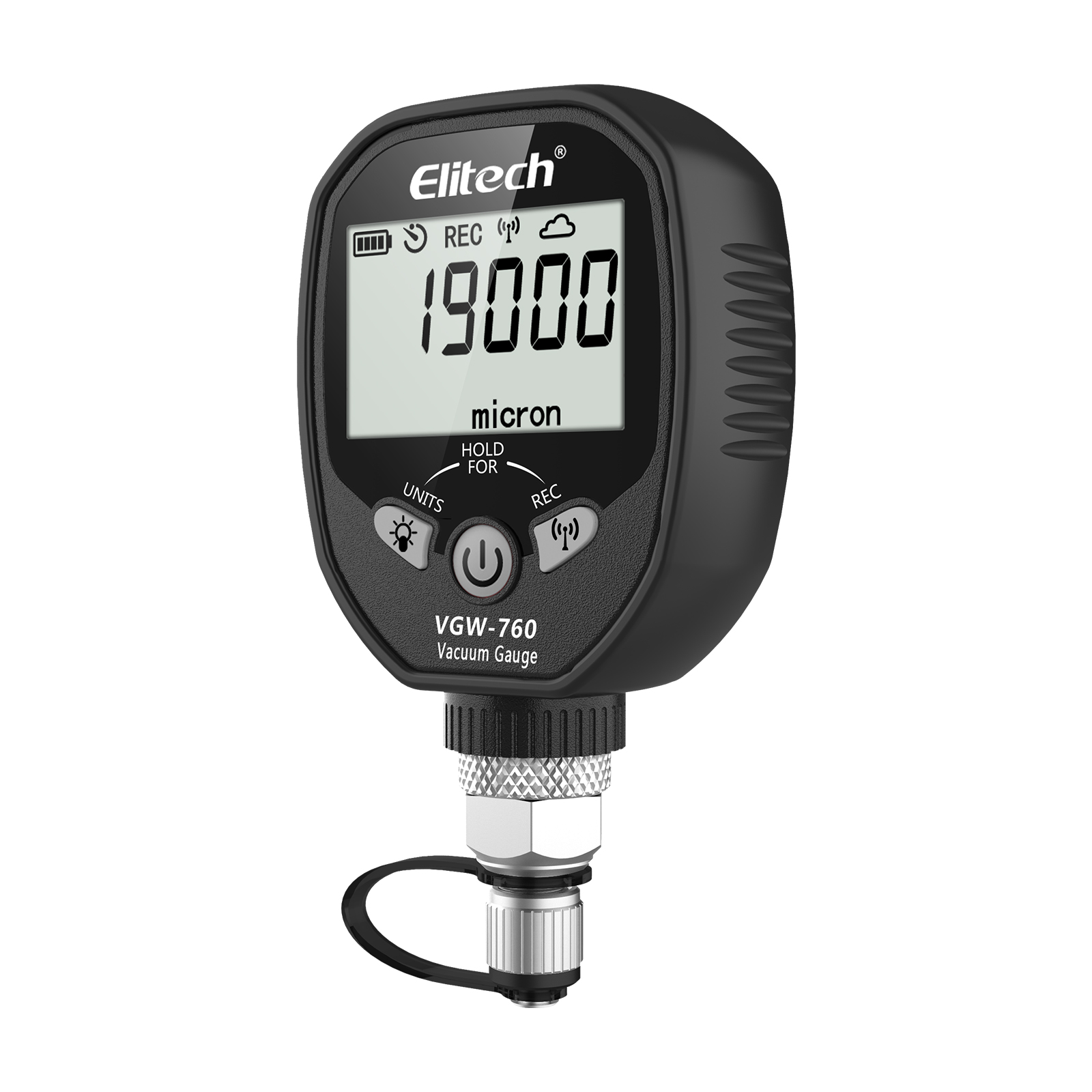 精創(chuàng)VGW-760無線數(shù)字真空計0-19000 HVAC真空計1/4